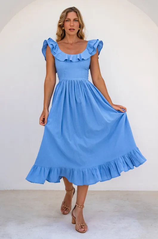 Alethea Summer Midi Dress by Bali ELF sold by Deluxxie