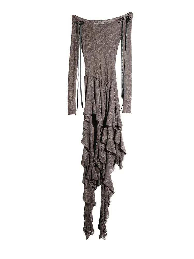 Mancaddi Sheer Lace Long Sleeve by Marigold Shadows sold by Deluxxie product image thumbnail 2