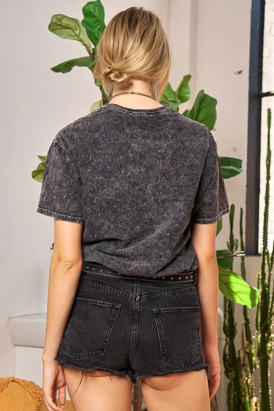 Washed Short sleeve T-shirts sold by Deluxxie product image thumbnail 5