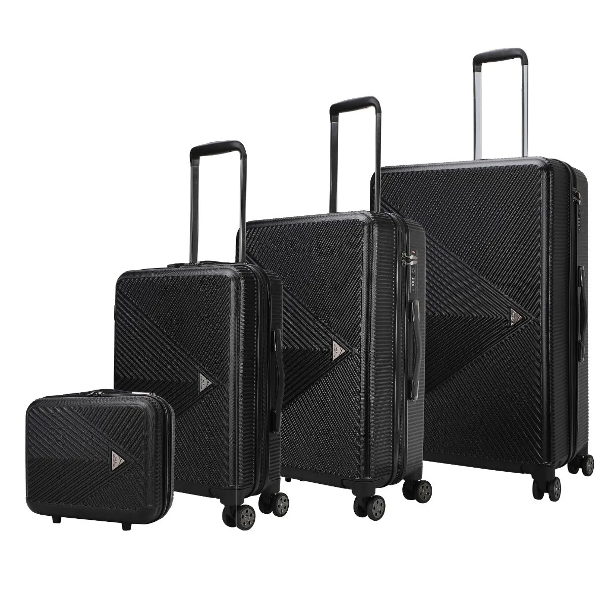 MKF Collection Felicity Luggage Set 4 Pieces, Travel Spinner Hardshell Lightweight 4 Wheels Suitcase by MKF Collection by Mia K. sold by Deluxxie product image thumbnail 5