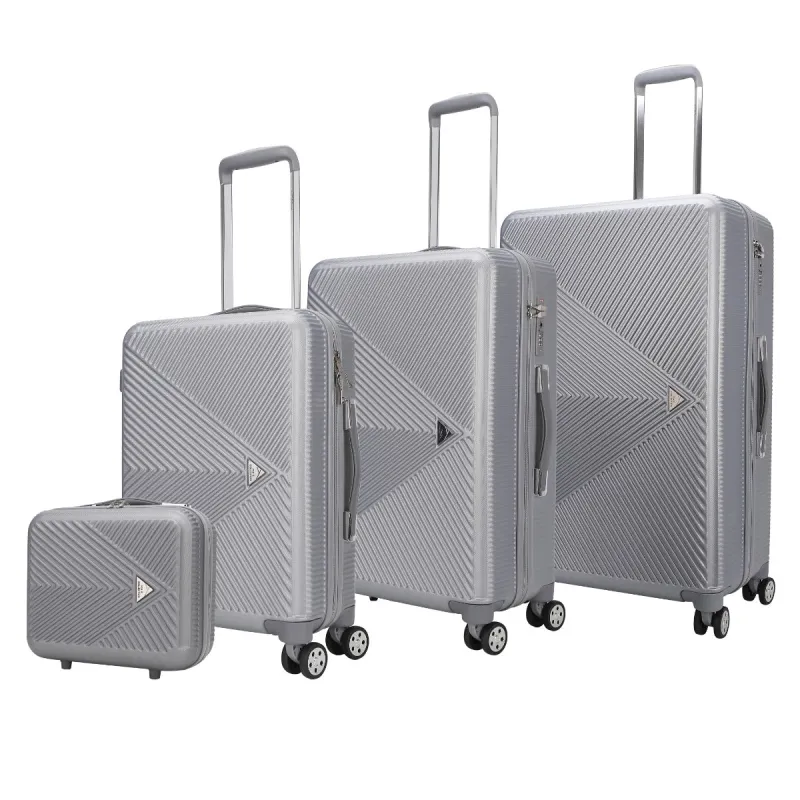 MKF Collection Felicity Luggage Set 4 Pieces, Travel Spinner Hardshell Lightweight 4 Wheels Suitcase by MKF Collection by Mia K. sold by Deluxxie