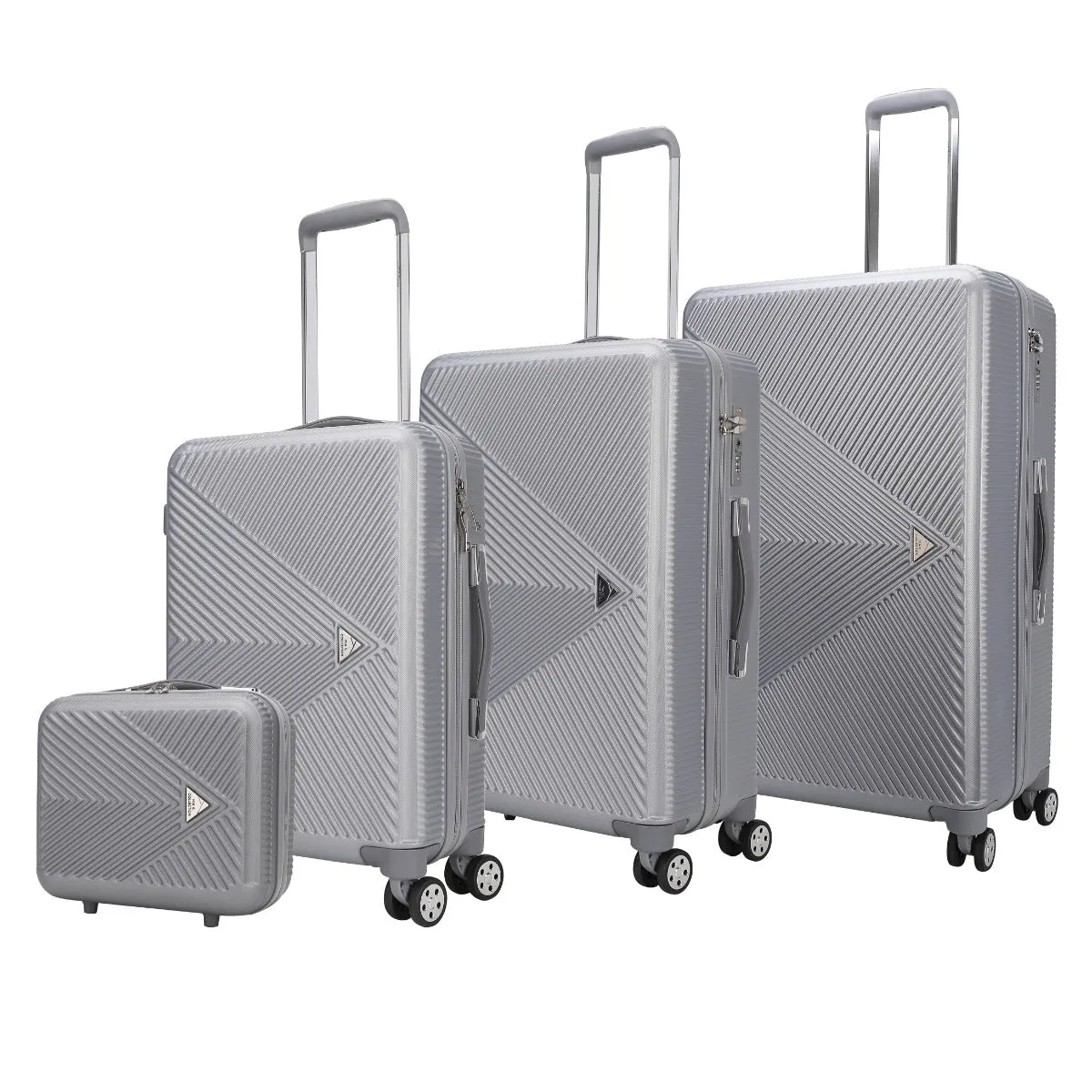 MKF Collection Felicity Luggage Set 4 Pieces, Travel Spinner Hardshell Lightweight 4 Wheels Suitcase by MKF Collection by Mia K. sold by Deluxxie