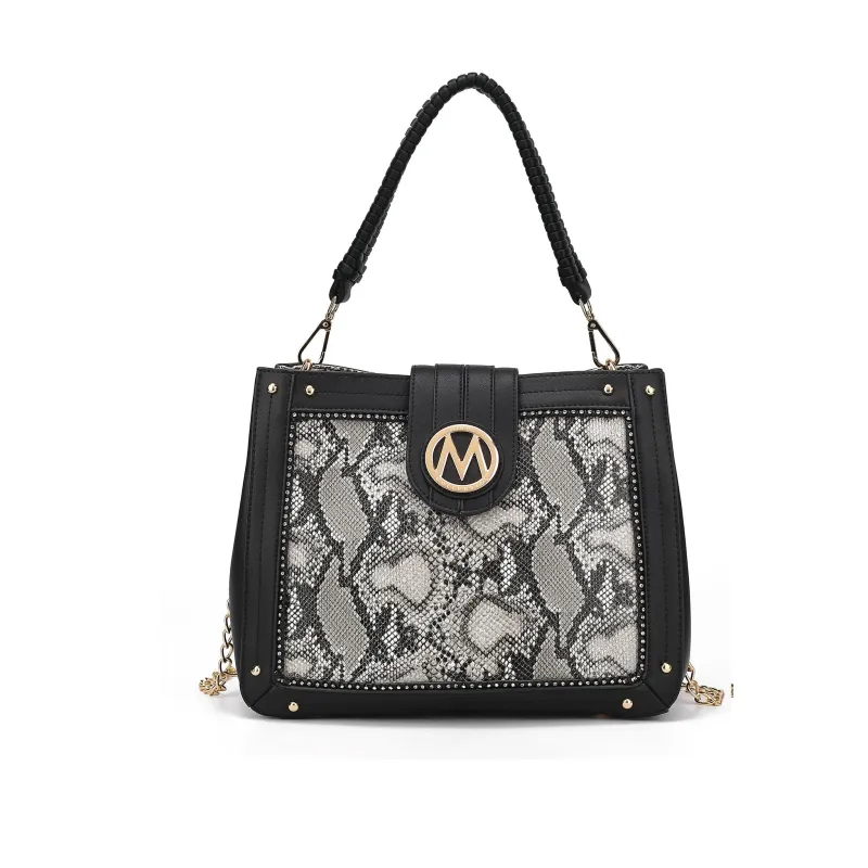 MKF Collection by Mia K. Women's Kamala Shoulder Bag for Women PU Leather Shoulder Pocketbook Handbag by MKF Collection by Mia K. sold by Deluxxie