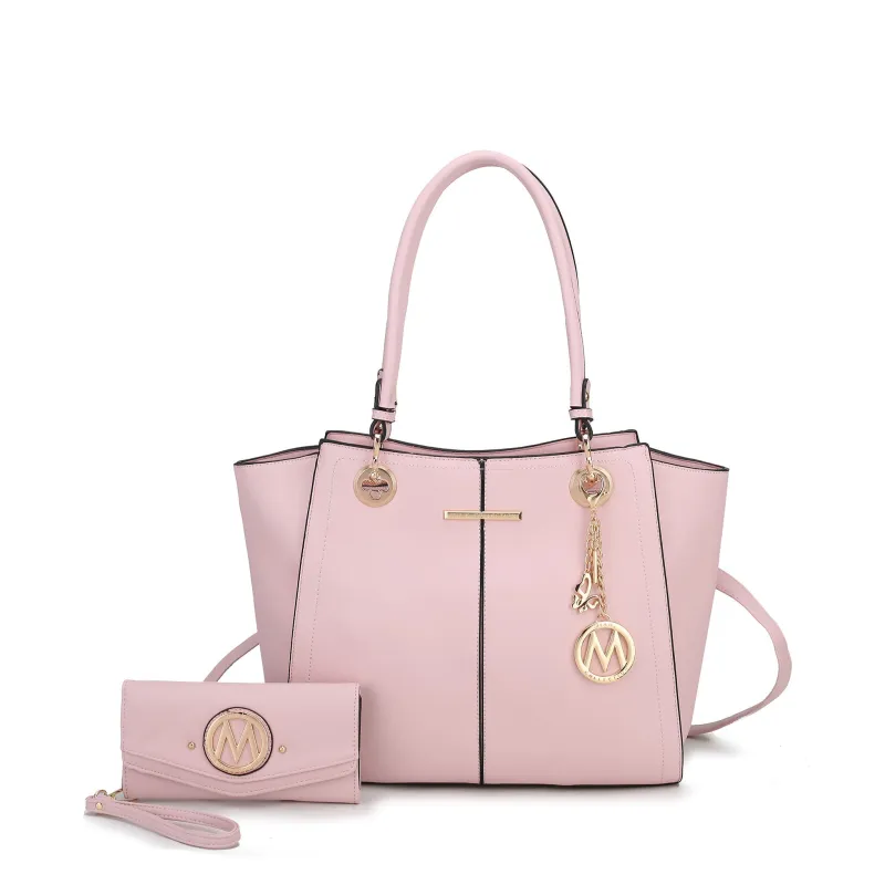 MKF Collection by Mia K. Women's Ivy Tote Bag for Women, Vegan Leather by MKF Collection by Mia K. sold by Deluxxie