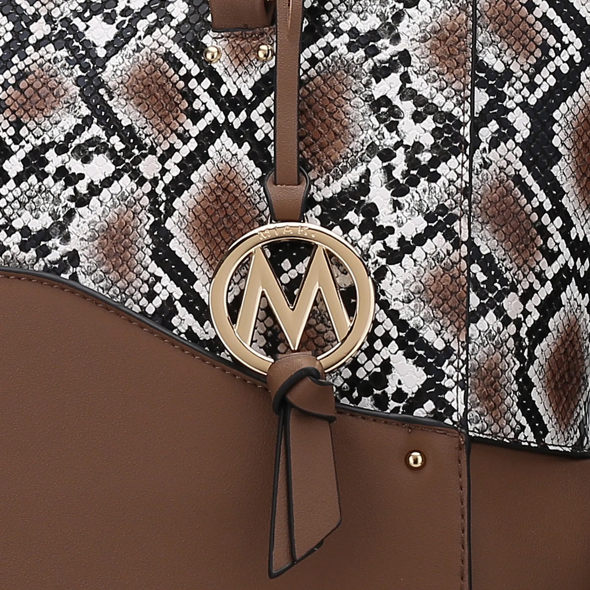 MKF Collection by Mia K. Women's Iris Tote Bag & Wristlet Coin Pouch Purse, vegan leather by MKF Collection by Mia K. sold by Deluxxie product image thumbnail 5