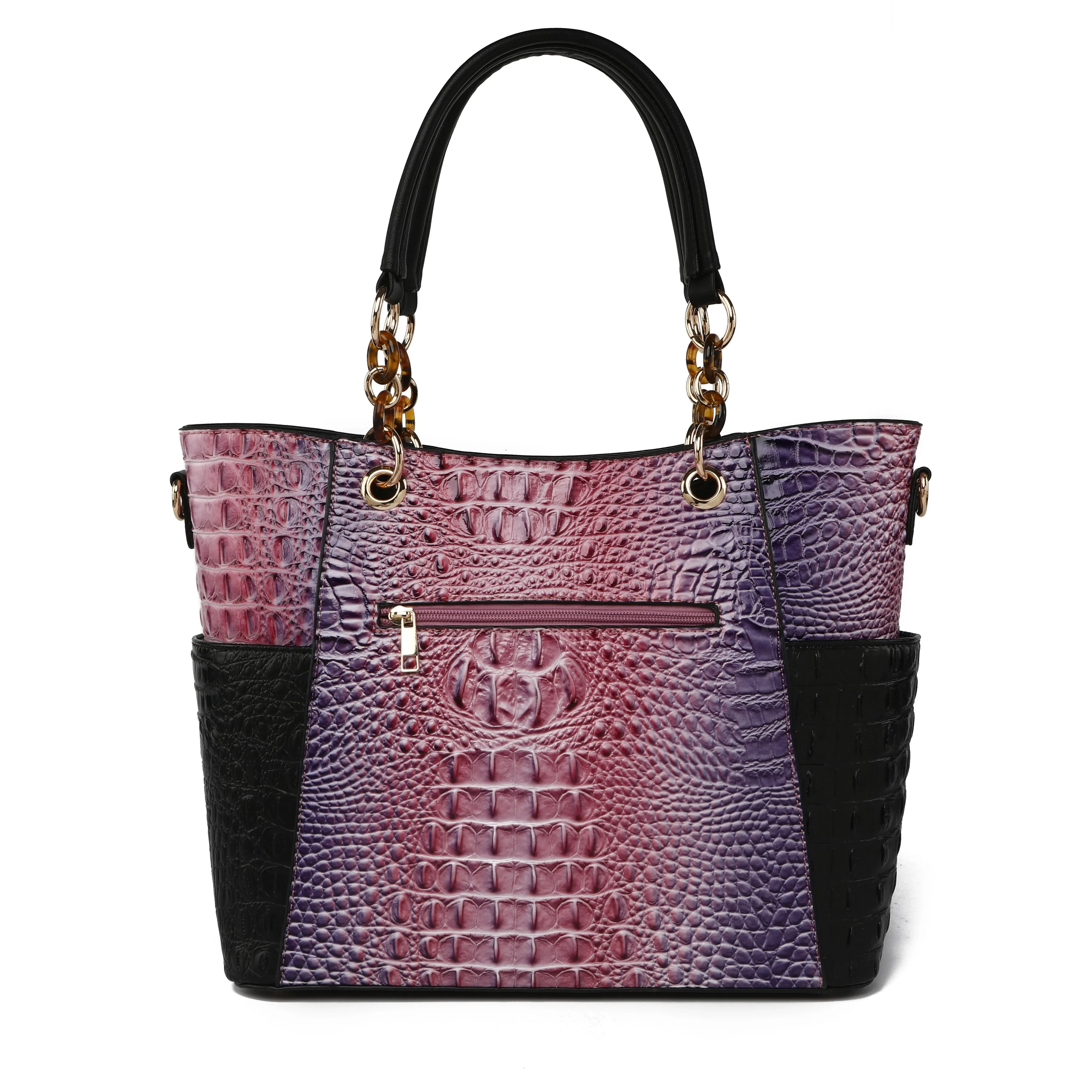 Bonita Croc Embossed Tote bag and Set by MKF Collection by Mia K. sold by Deluxxie product image thumbnail 3