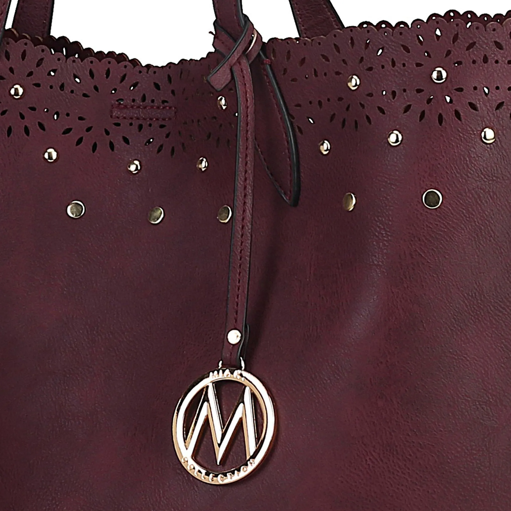 Mariahna 3 Pcs Shopper Tote, crossbody and Wallet by MKF Collection by Mia K. sold by Deluxxie product image thumbnail 5