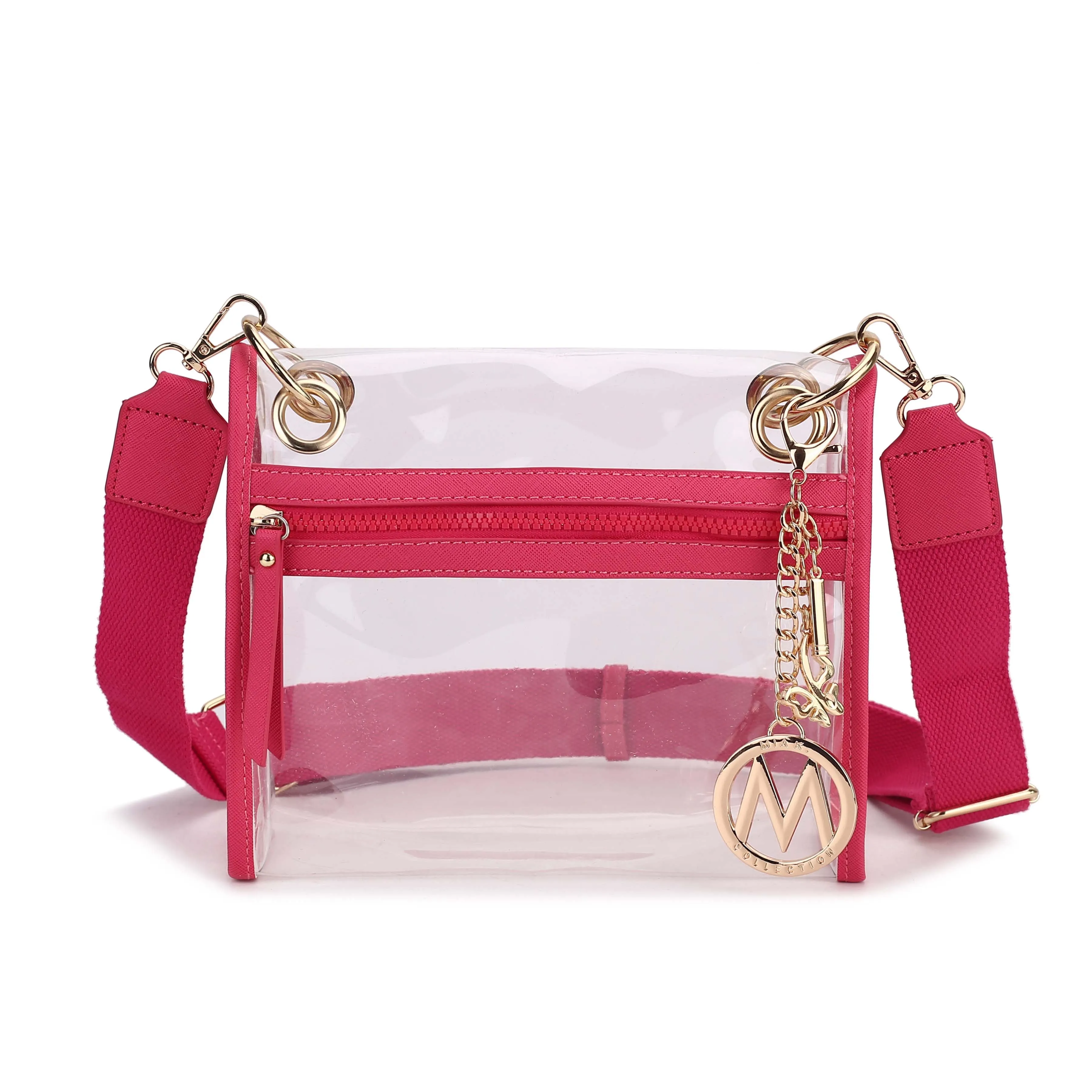 Gia Clear Crossbody Bag by MKF Collection by Mia K. sold by Deluxxie product image thumbnail 5