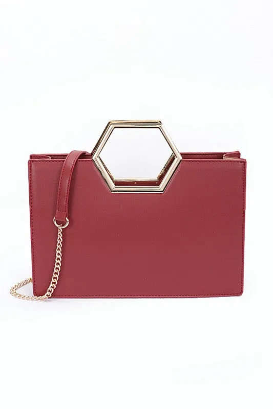 Top Handle Structured Tote Bag sold by Deluxxie product image thumbnail 2