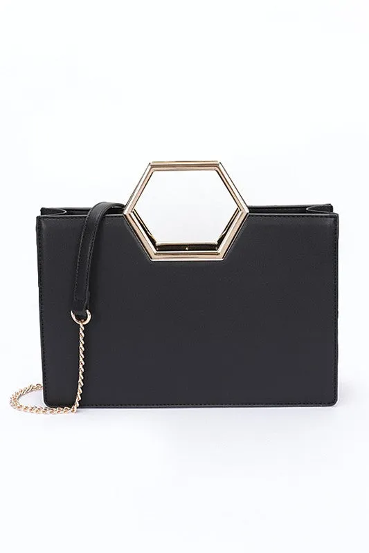 Top Handle Structured Tote Bag sold by Deluxxie product image thumbnail 4