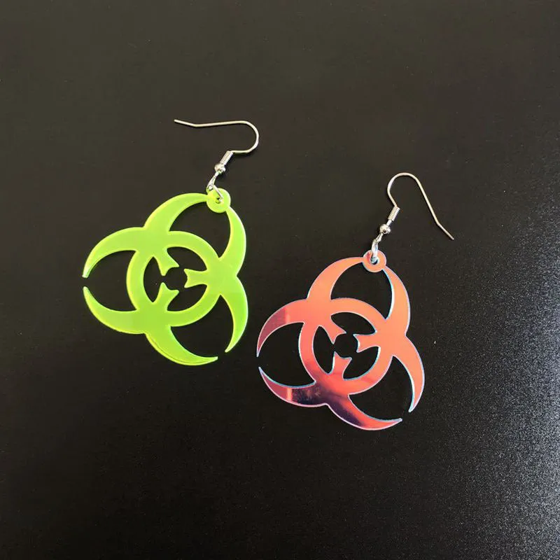 Hazardously Chic: Iridescent Earrings sold by Deluxxie product image thumbnail 3
