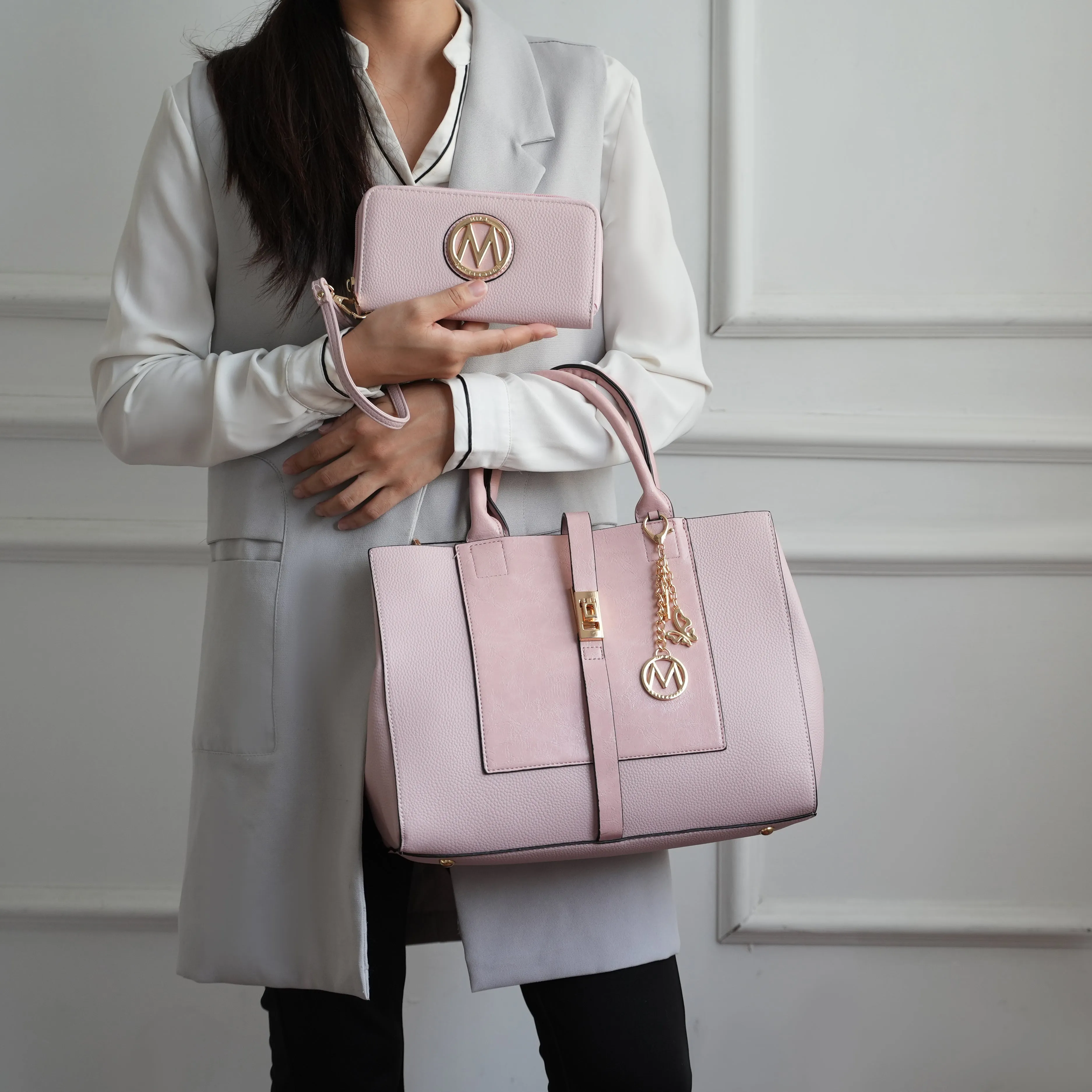 Yola Shoulder Bag and Wallet Set by MKF Collection by Mia K. sold by Deluxxie product image thumbnail 2