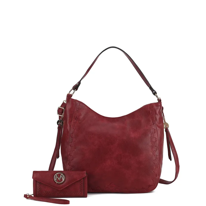 Lucille 2PCS Shoulder and Wallet by MKF Collection by Mia K. sold by Deluxxie