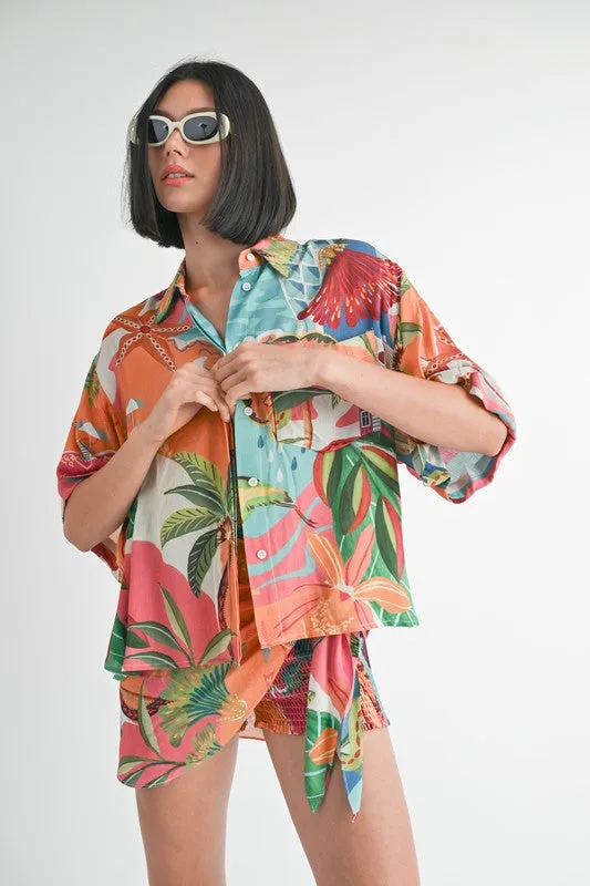 OVERSIZED CAMP SHIRT sold by Deluxxie