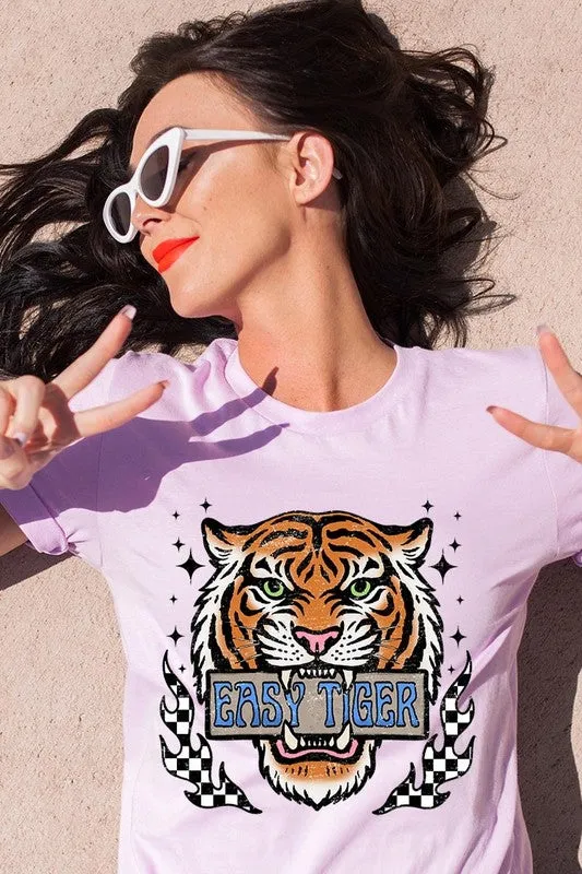 Retro Easy Tiger Graphic Tee sold by Deluxxie