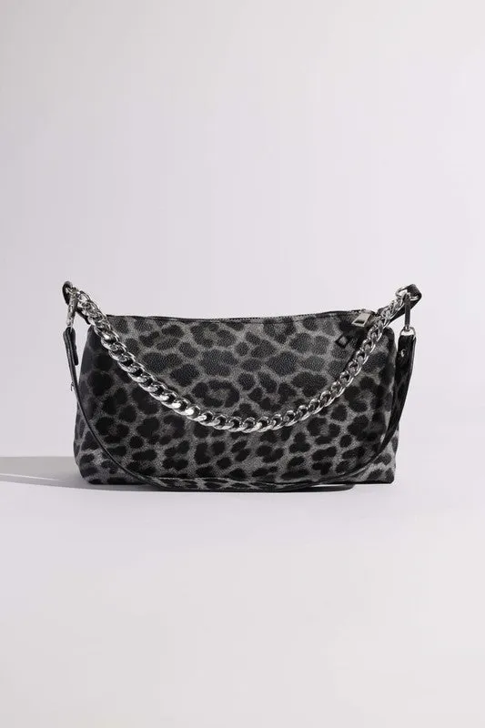 LEOPARD SADDLE SHOULDER BAG sold by Deluxxie