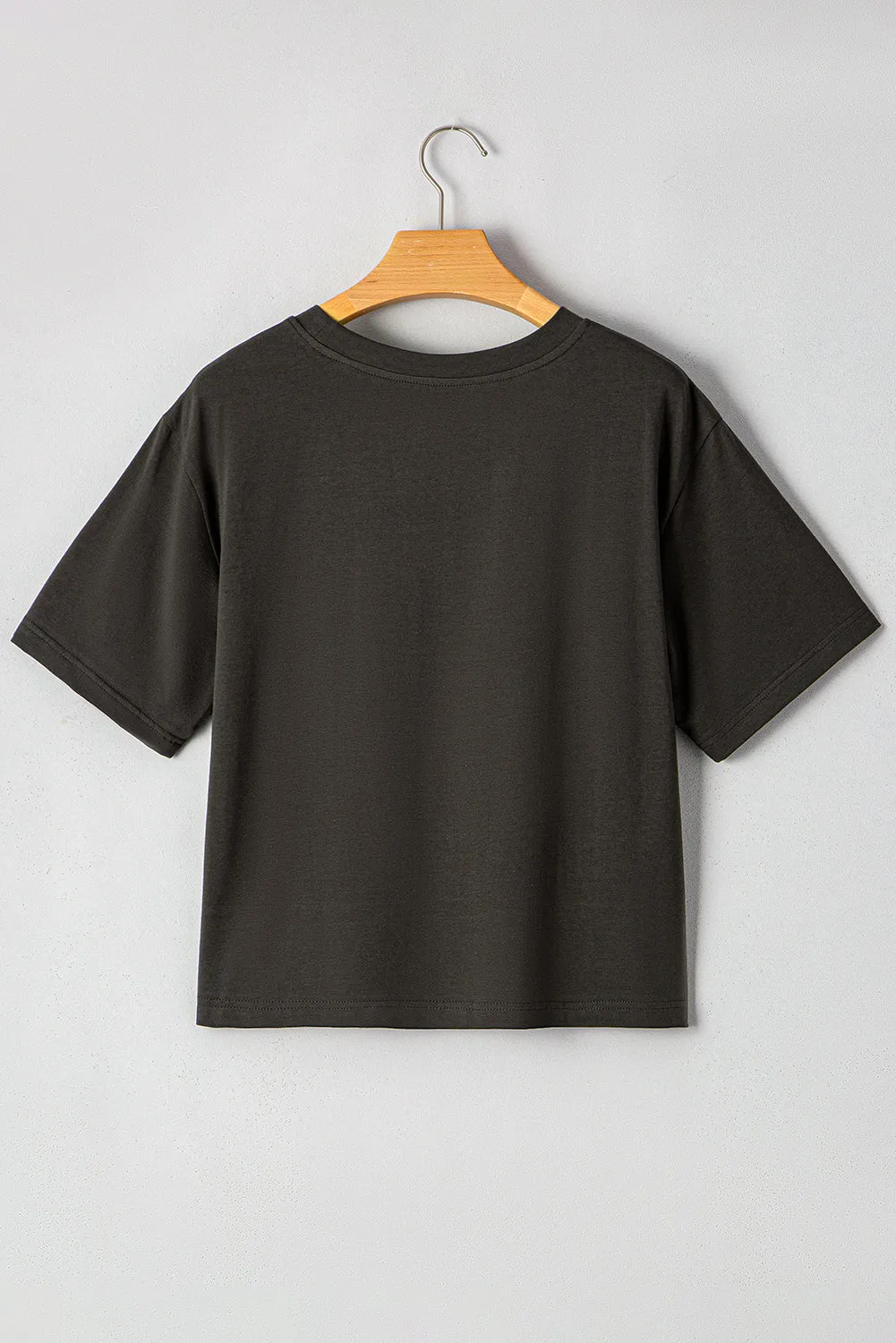 Carbon Grey Vintage Bull Head Skull Turquoise Geometric Graphic T Shirt sold by Deluxxie product image thumbnail 5