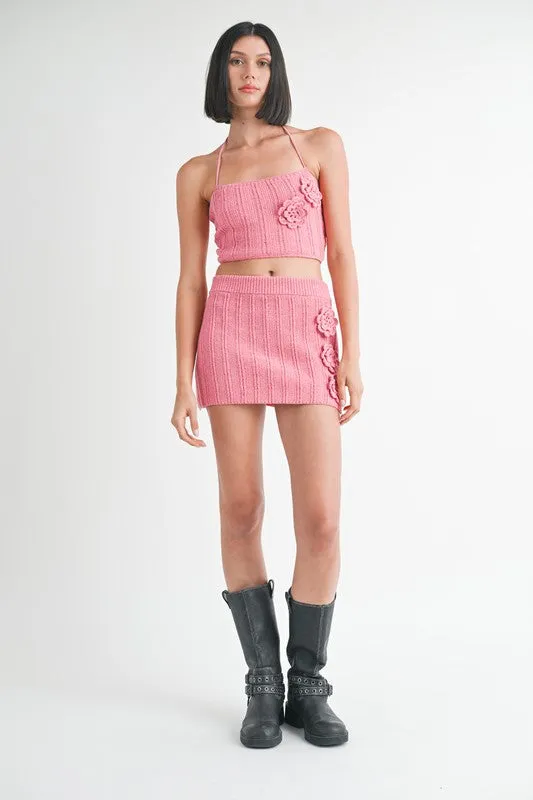 MINI CROCHET SKIRT sold by Deluxxie