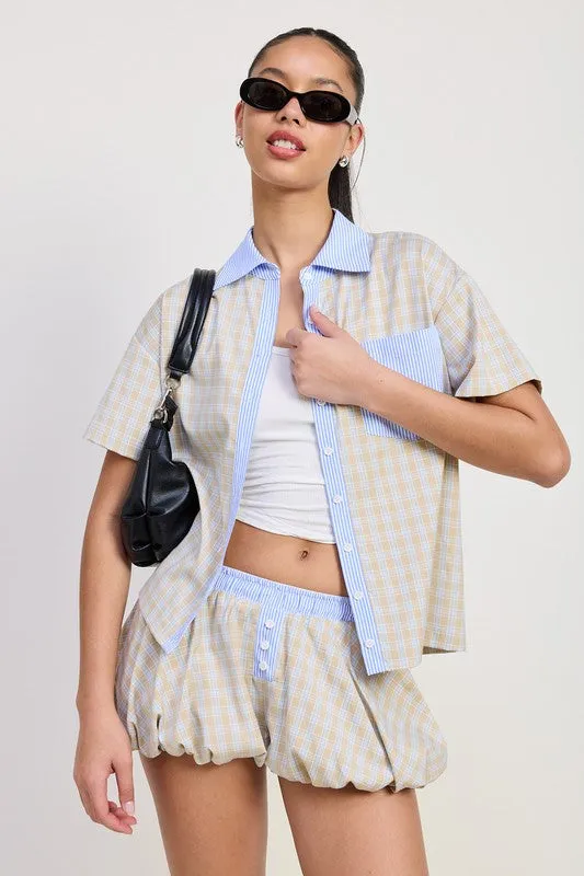 MIX MEDIA OVERSIZED SHIRT sold by Deluxxie