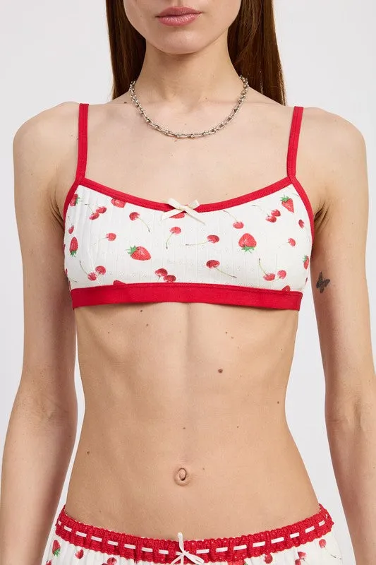 PRINTED JERSEY BRALETTE sold by Deluxxie product image thumbnail 2