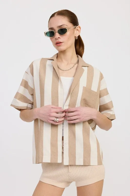 OVERSIZED BUTTON UP SHIRT sold by Deluxxie
