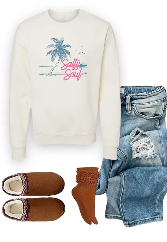 Salty Soul CrewNeck Sweatshirt sold by Deluxxie product image thumbnail 5