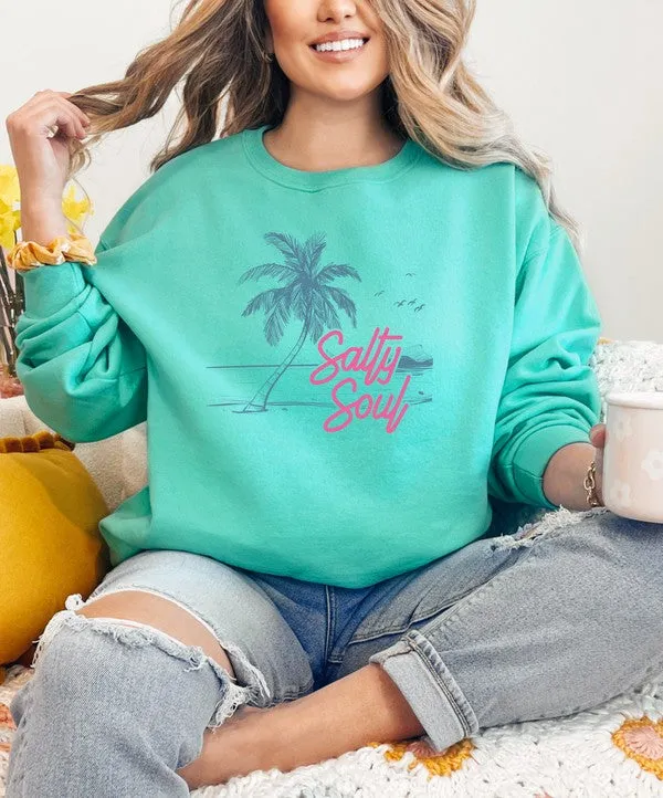 Salty Soul CrewNeck Sweatshirt sold by Deluxxie product image thumbnail 3