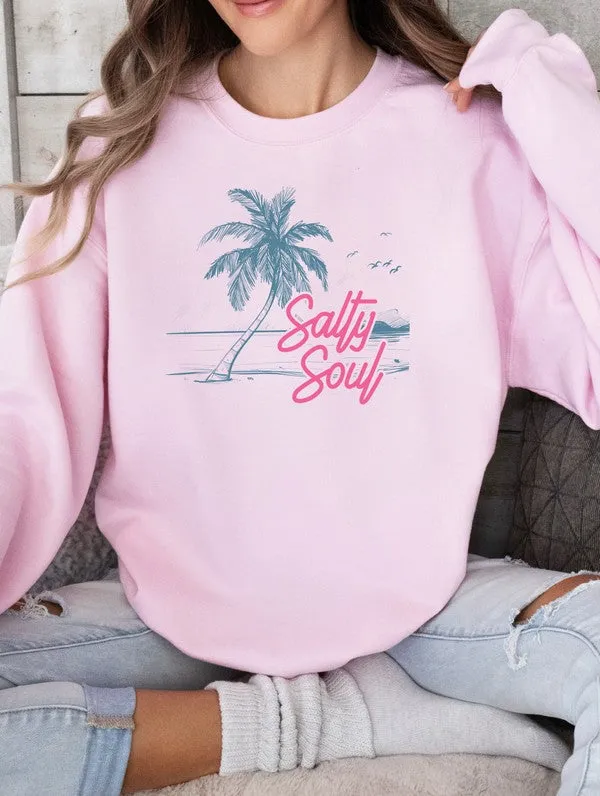 Salty Soul CrewNeck Sweatshirt sold by Deluxxie product image thumbnail 4