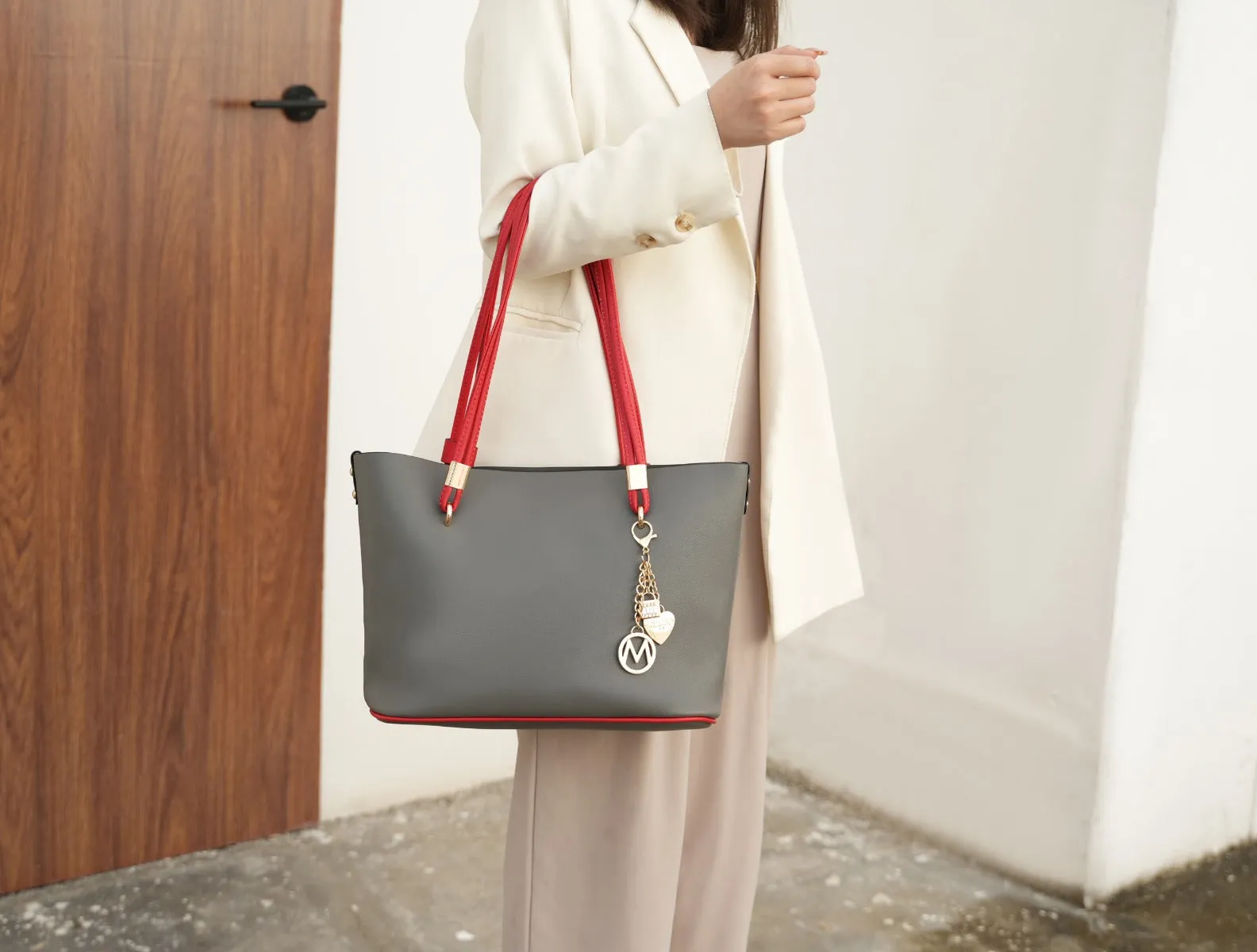 Malay Tote Bag and Cosmetic Pouch Set by MKF Collection by Mia K. sold by Deluxxie product image thumbnail 2