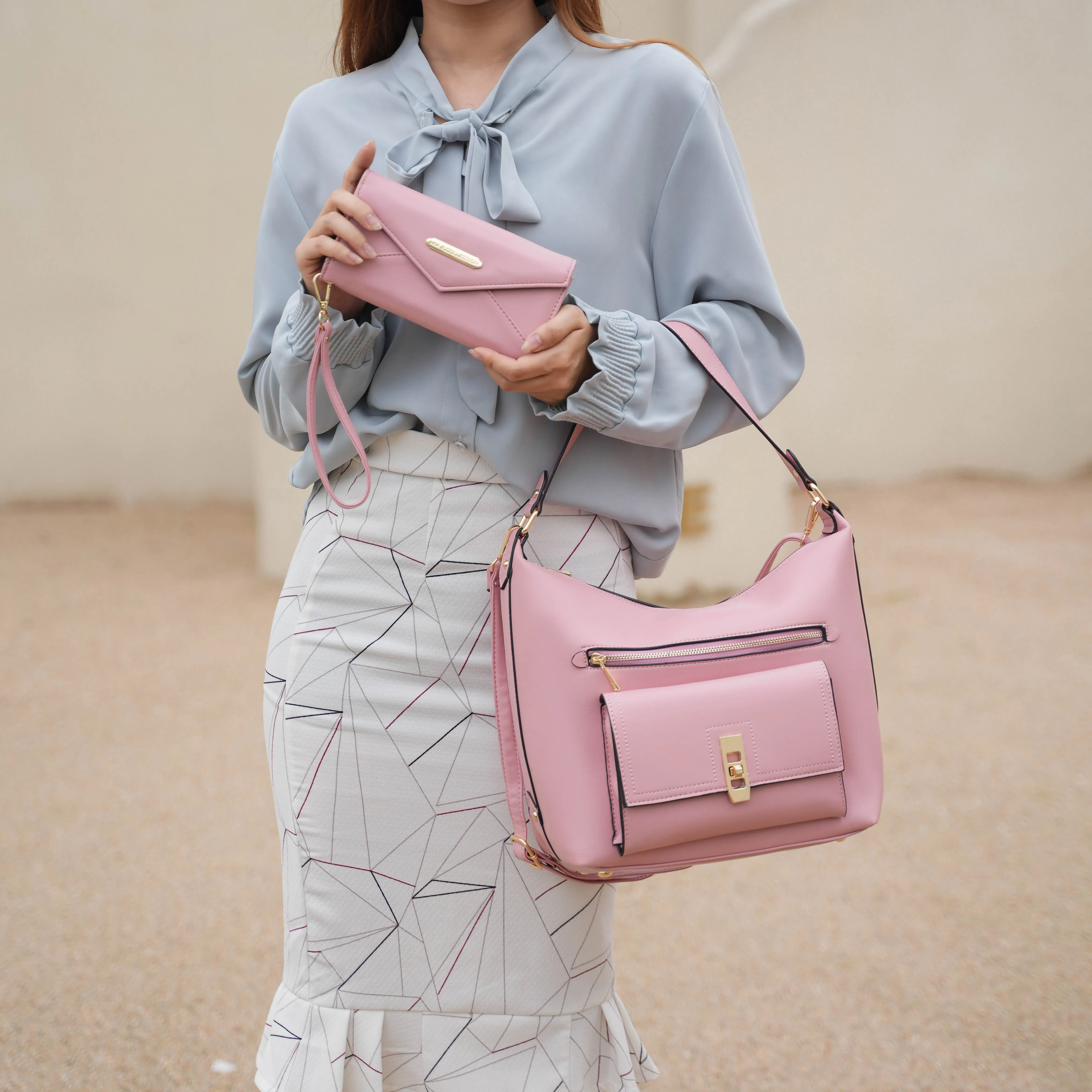 Clara Shoulder Bag and Set by MKF Collection by Mia K. sold by Deluxxie product image thumbnail 2