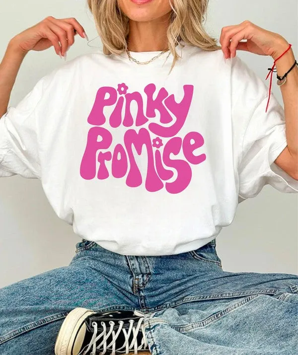 Pinky Promise Soft Style Top Graphic Tee sold by Deluxxie product image thumbnail 3