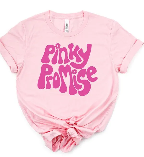 Pinky Promise Soft Style Top Graphic Tee sold by Deluxxie product image thumbnail 2