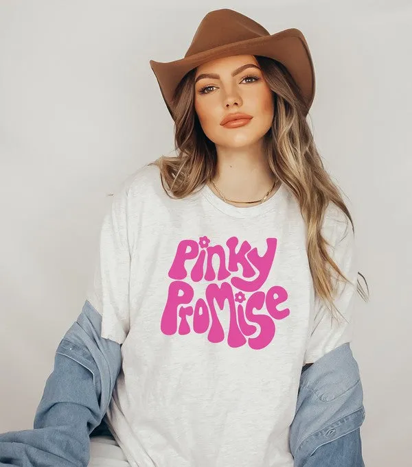 Pinky Promise Soft Style Top Graphic Tee sold by Deluxxie product image thumbnail 4