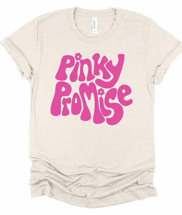 Pinky Promise Soft Style Top Graphic Tee sold by Deluxxie product image thumbnail 5