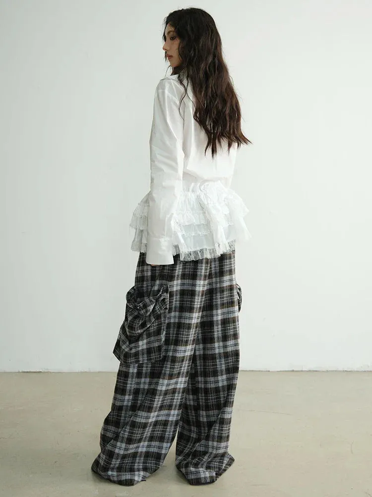 Sharley Lace Ruffle Blouse by Marigold Shadows sold by Deluxxie product image thumbnail 4