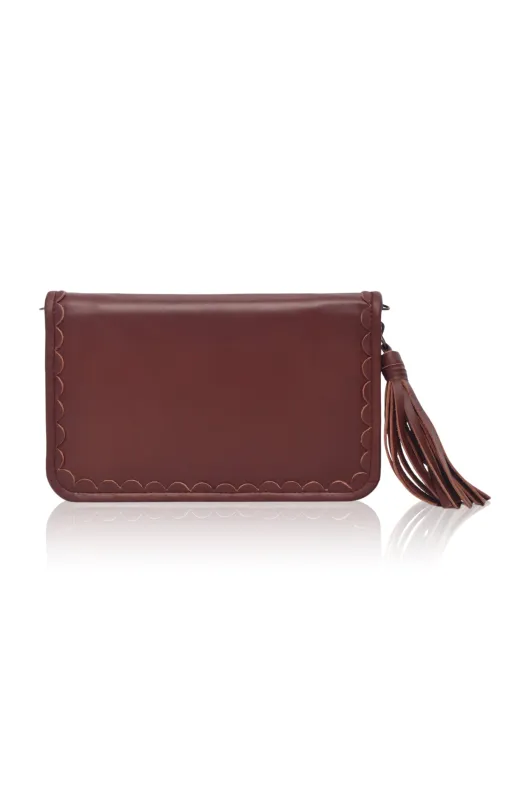 Demure Leather Clutch Wallet by Bali ELF sold by Deluxxie