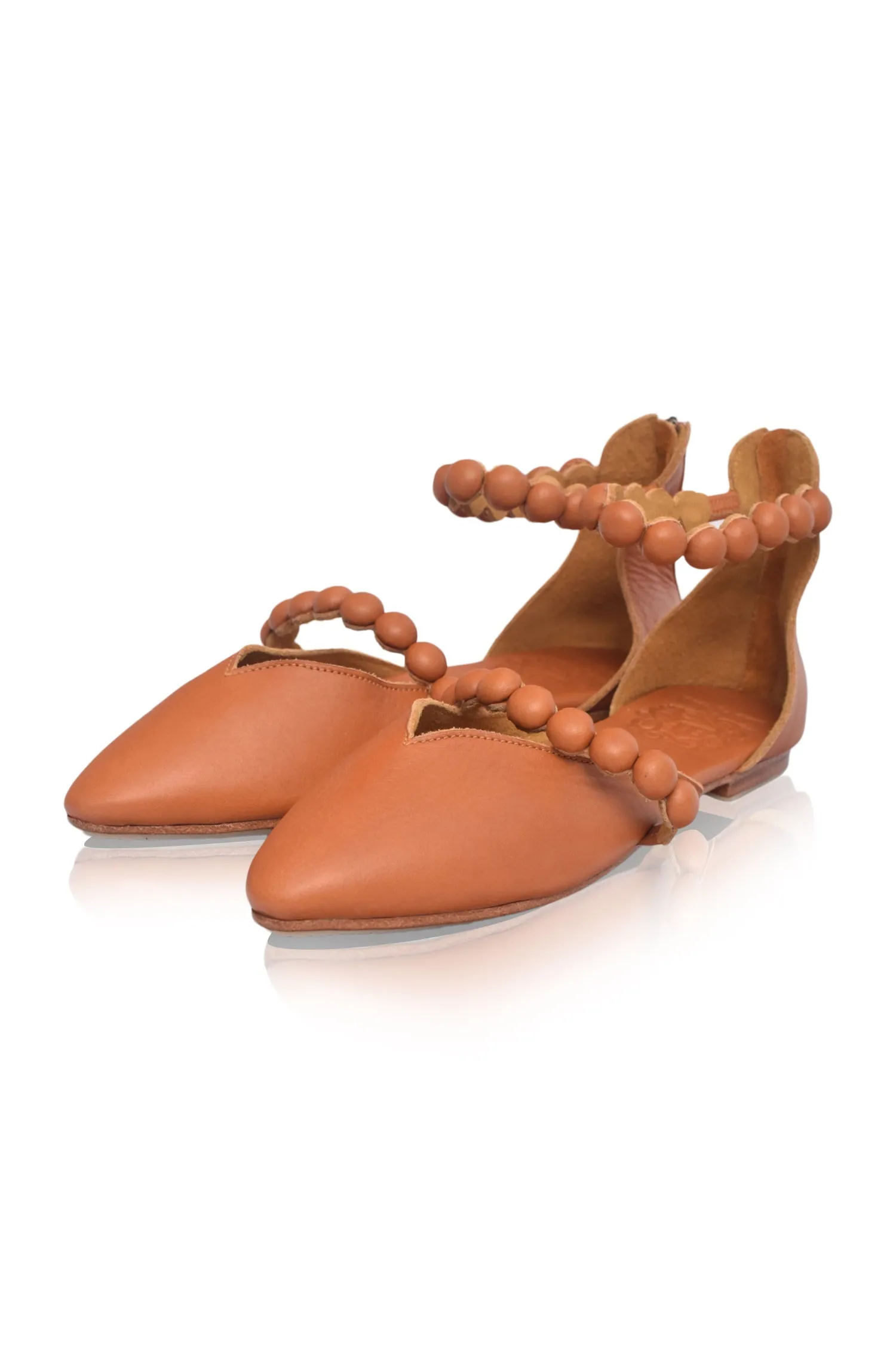 Carmella Pointy Toe Leather Flats by Bali ELF sold by Deluxxie product image thumbnail 4