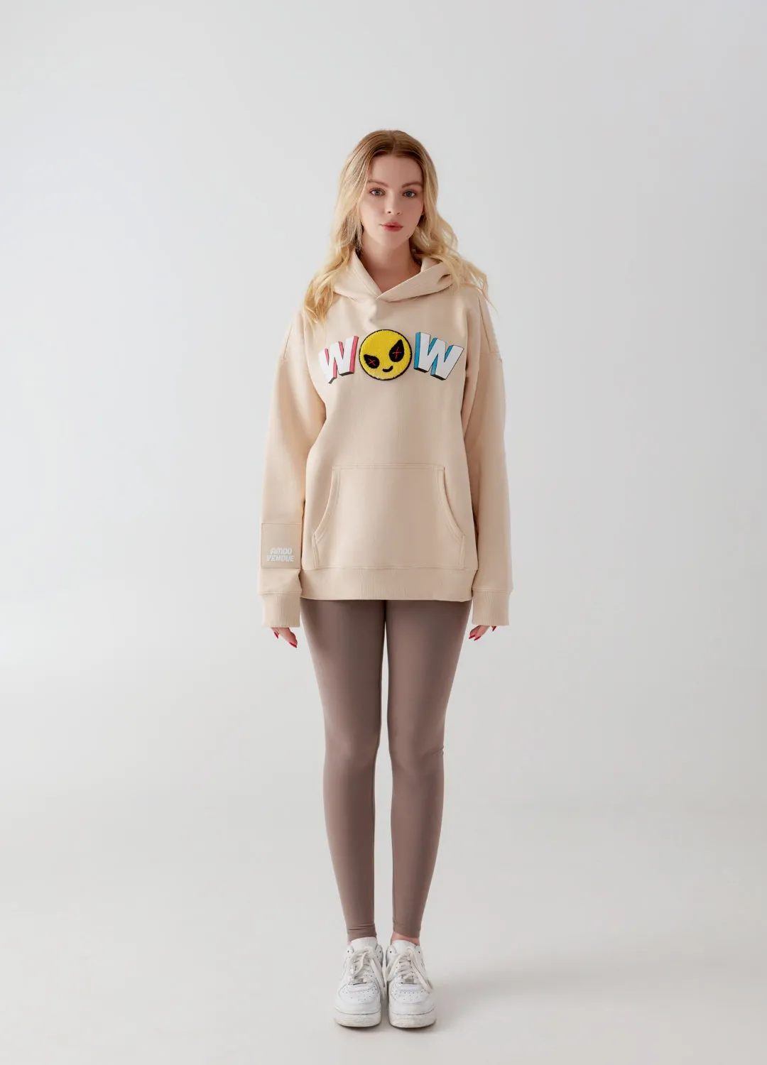 WOW "Mood" Emoji Hoodie by Amoo sold by Deluxxie product image thumbnail 3