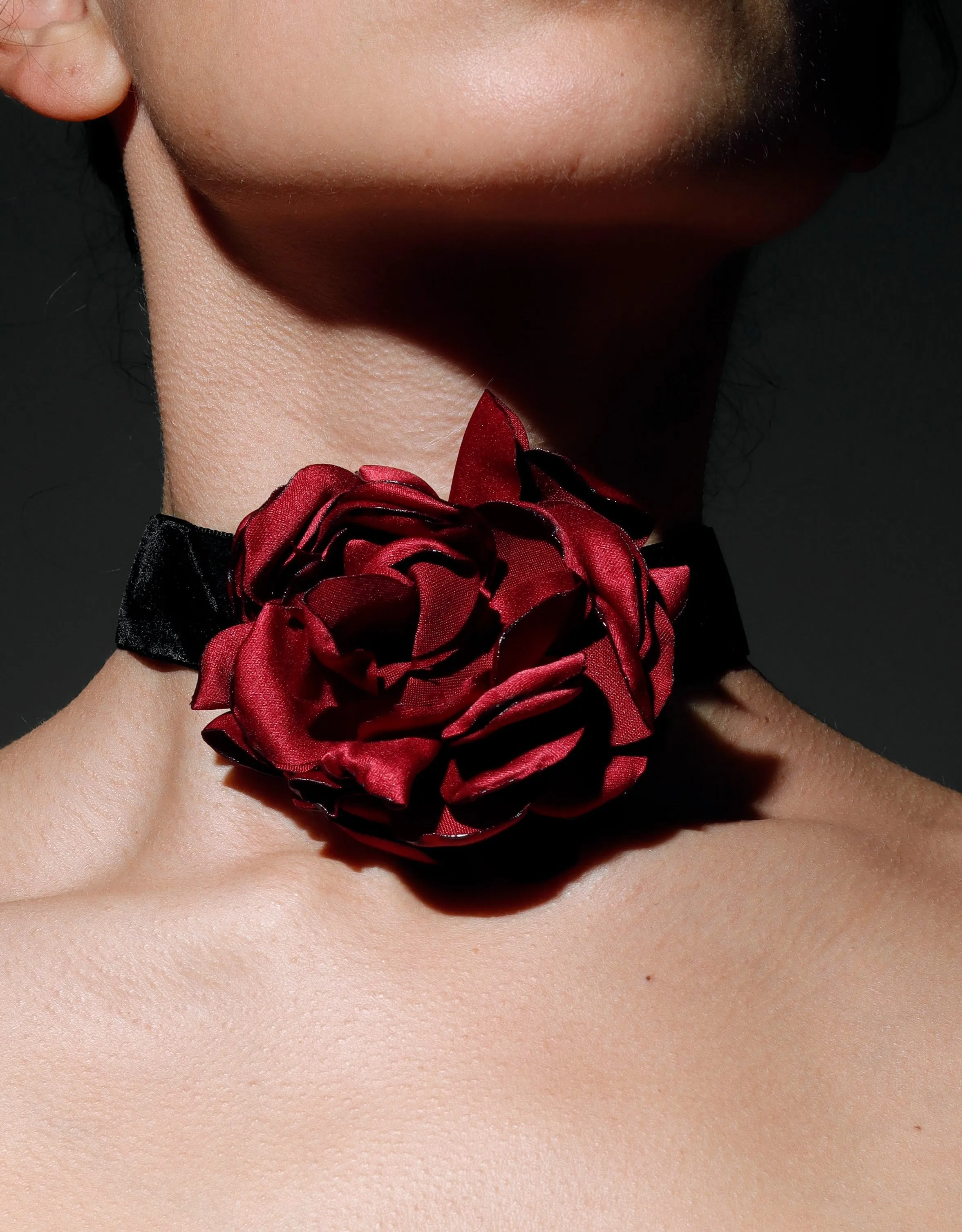 Gothic Rose Lace Necklace by The Cursed Closet sold by Deluxxie