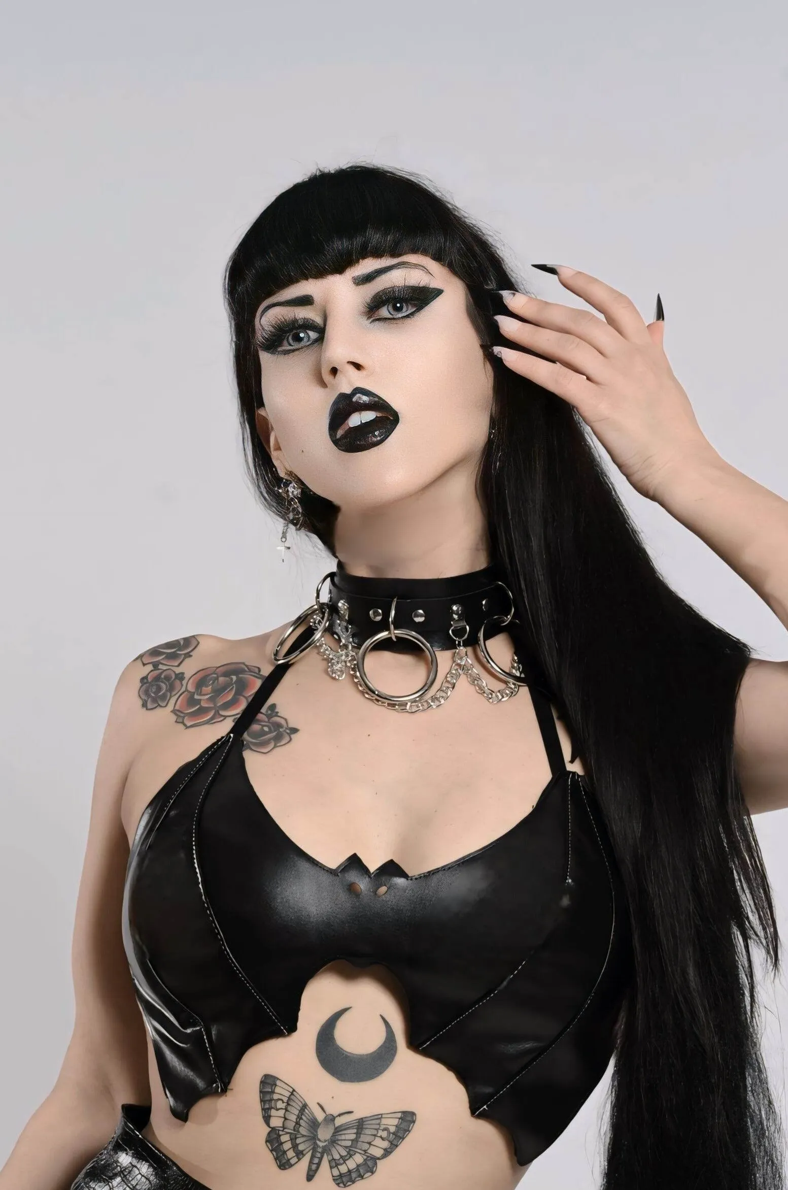 Midnight Steam Choker by The Cursed Closet sold by Deluxxie product image thumbnail 2