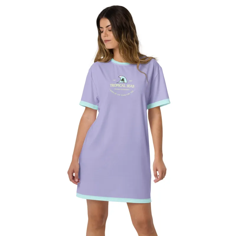 Women's Tropical Seas T-shirt dress by Tropical Seas Clothing sold by Deluxxie