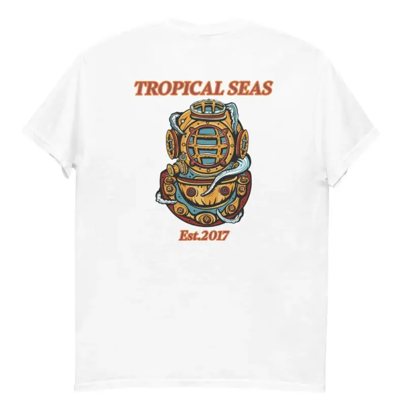 Holy Diver heavyweight tee by Tropical Seas Clothing sold by Deluxxie