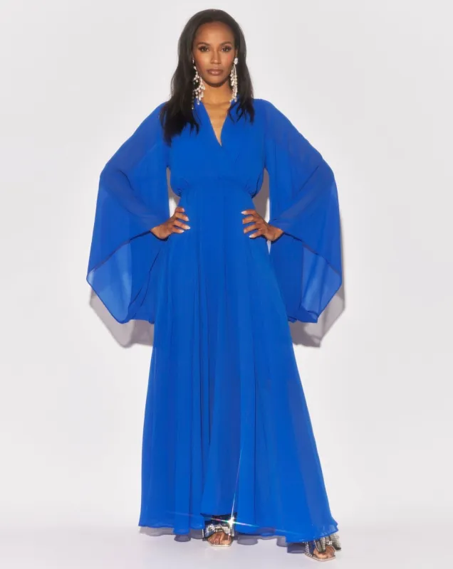 Sunset Maxi Dress - Royal by Meghan Fabulous sold by Deluxxie