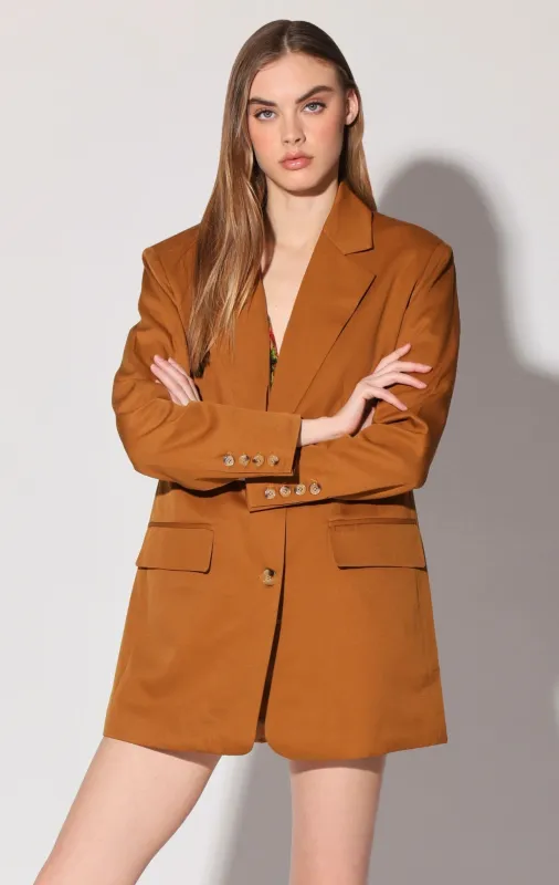 Kira Blazer, Camel by Walter Baker sold by Deluxxie