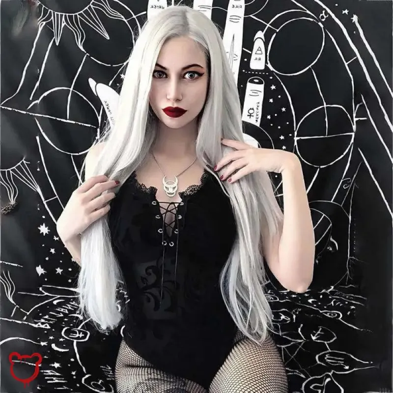 Sexy Gothic Mesh Bodysuit by The Cursed Closet sold by Deluxxie