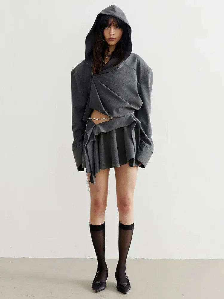 Sayua Ruffle Mini Skirt by Marigold Shadows sold by Deluxxie product image thumbnail 2