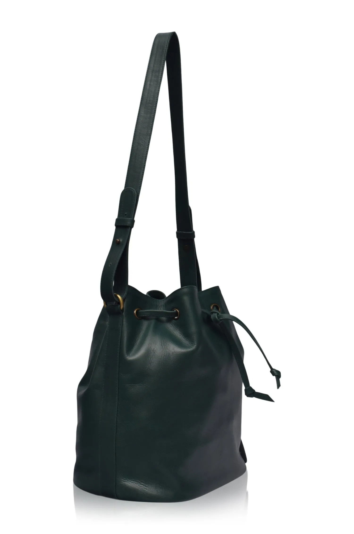 Geneva Drawstring Leather Bag by Bali ELF sold by Deluxxie product image thumbnail 4