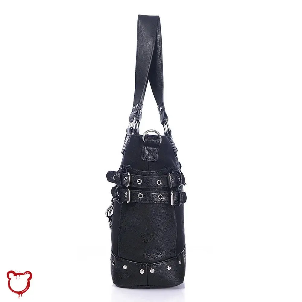 'Rebel Black Handcuff Bag' by The Cursed Closet sold by Deluxxie product image thumbnail 3
