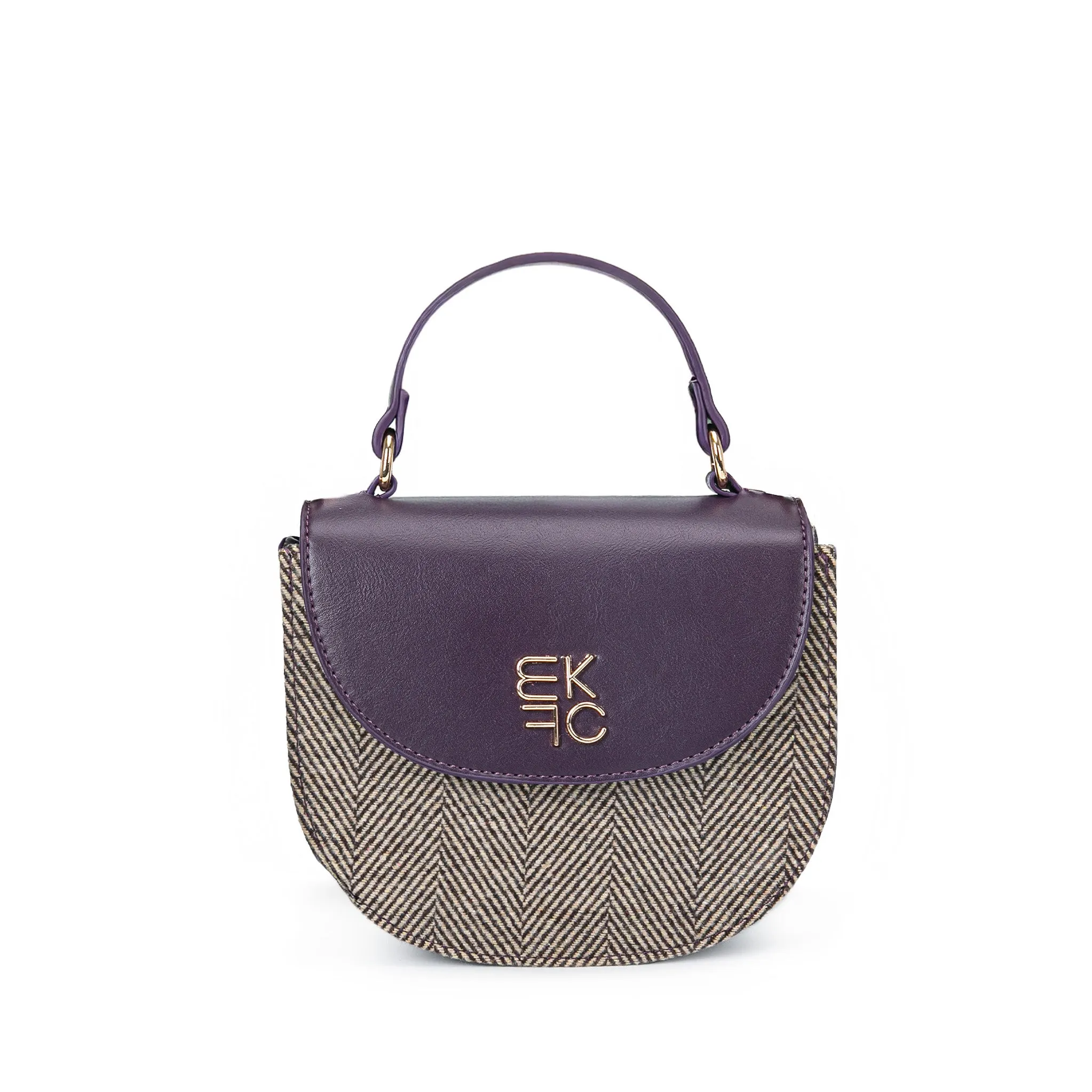 Heloise Herringbone Crossbody Bag by MKF Collection by Mia K. sold by Deluxxie product image thumbnail 5