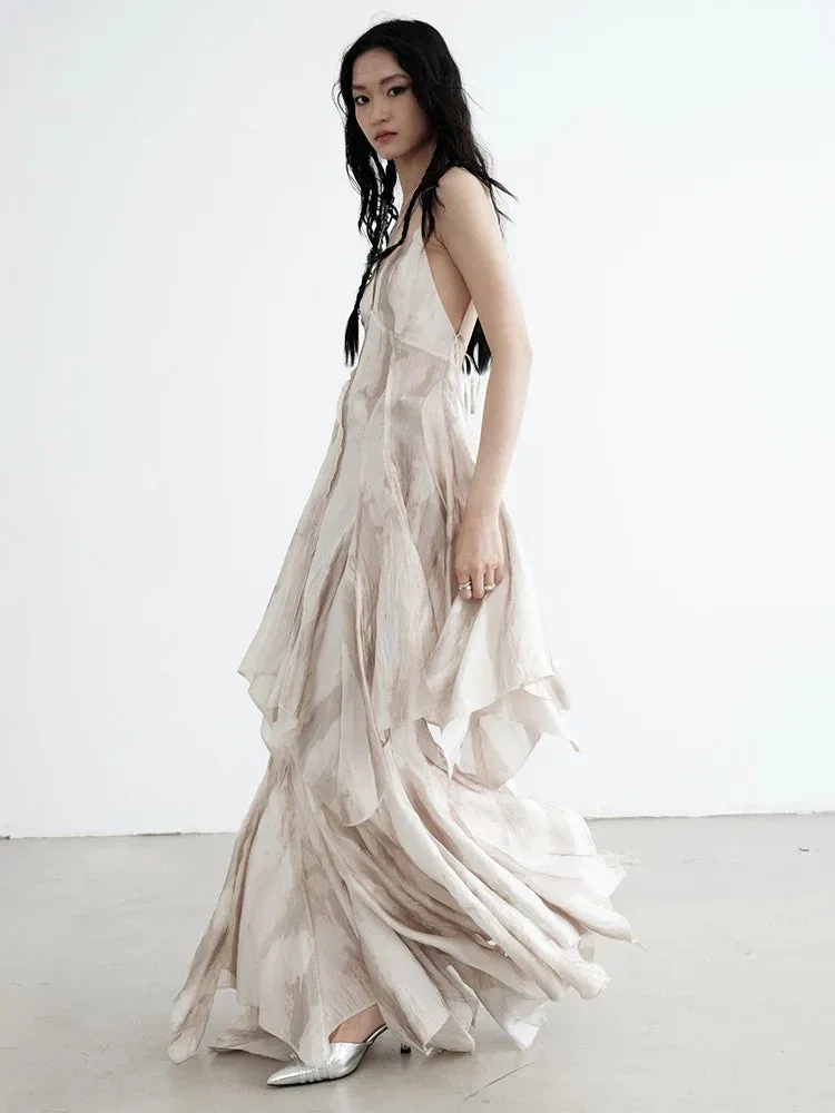 Mericott Ruffle Dress by Marigold Shadows sold by Deluxxie product image thumbnail 2